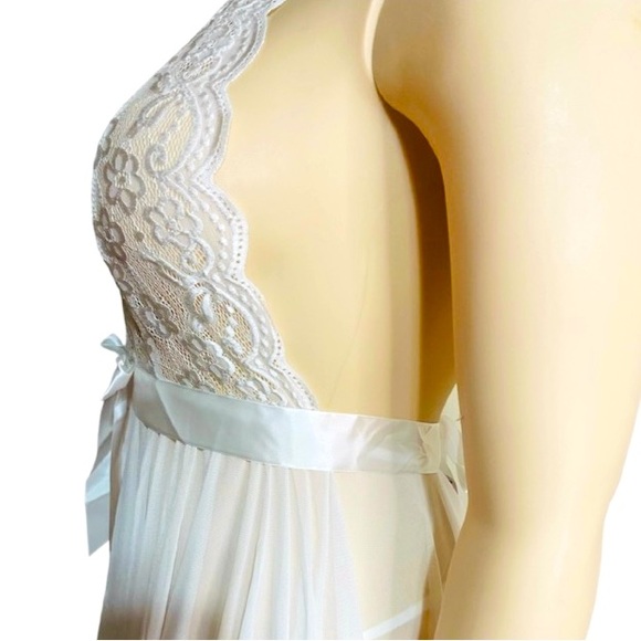 AVIDLOVE Plus Size Babydoll High Waist Teddy Chemise Floral Lace Lingerie Sz 18W - Picture 10 of 11